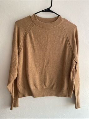 a new day Camel Crewneck Sweater